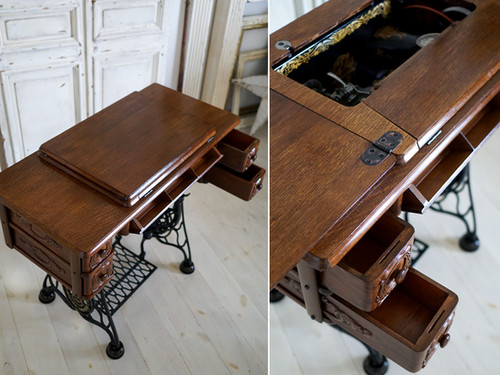 Singer 15 / 15K アンティークミシン｜シンガー足踏みミシン 整備