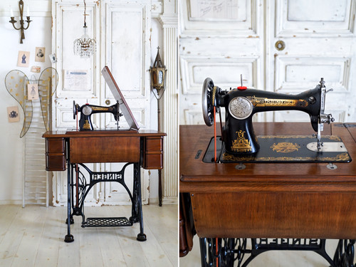 Singer 15 / 15K アンティークミシン｜シンガー足踏みミシン 整備