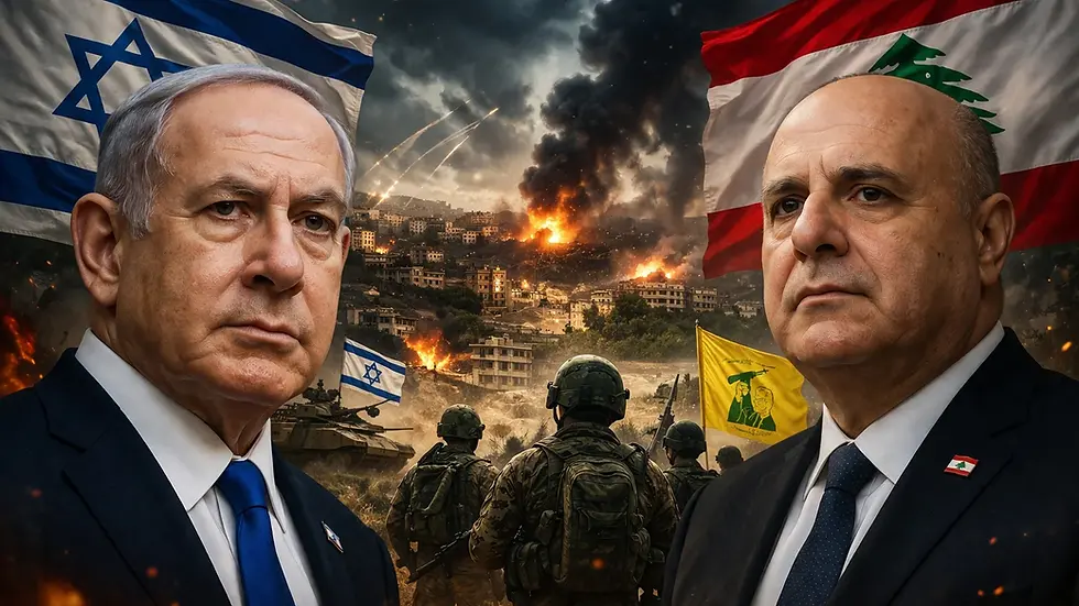 Israel dá ultimato ao Líbano: “Se não desmantelar o Hezbollah, faremos pela força”