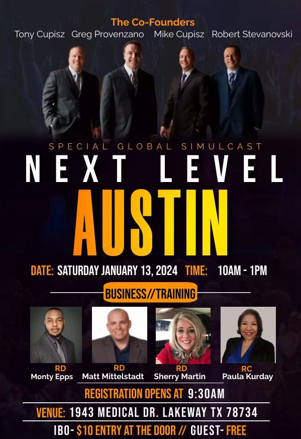 AUSTIN, TEXAS 2024 KickOff Event Team Revolution Inc.