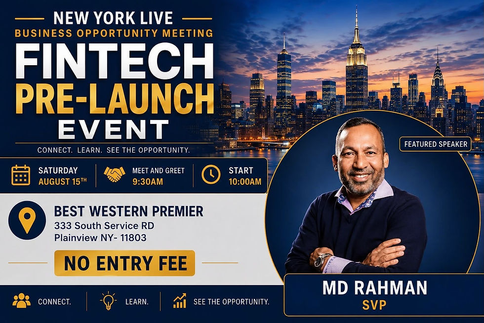 NY Fintech Pre-Launch Event
