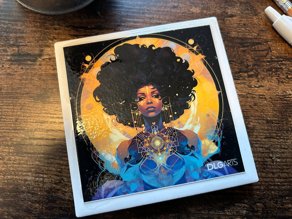 Nyota - Ceramic Tile Coaster