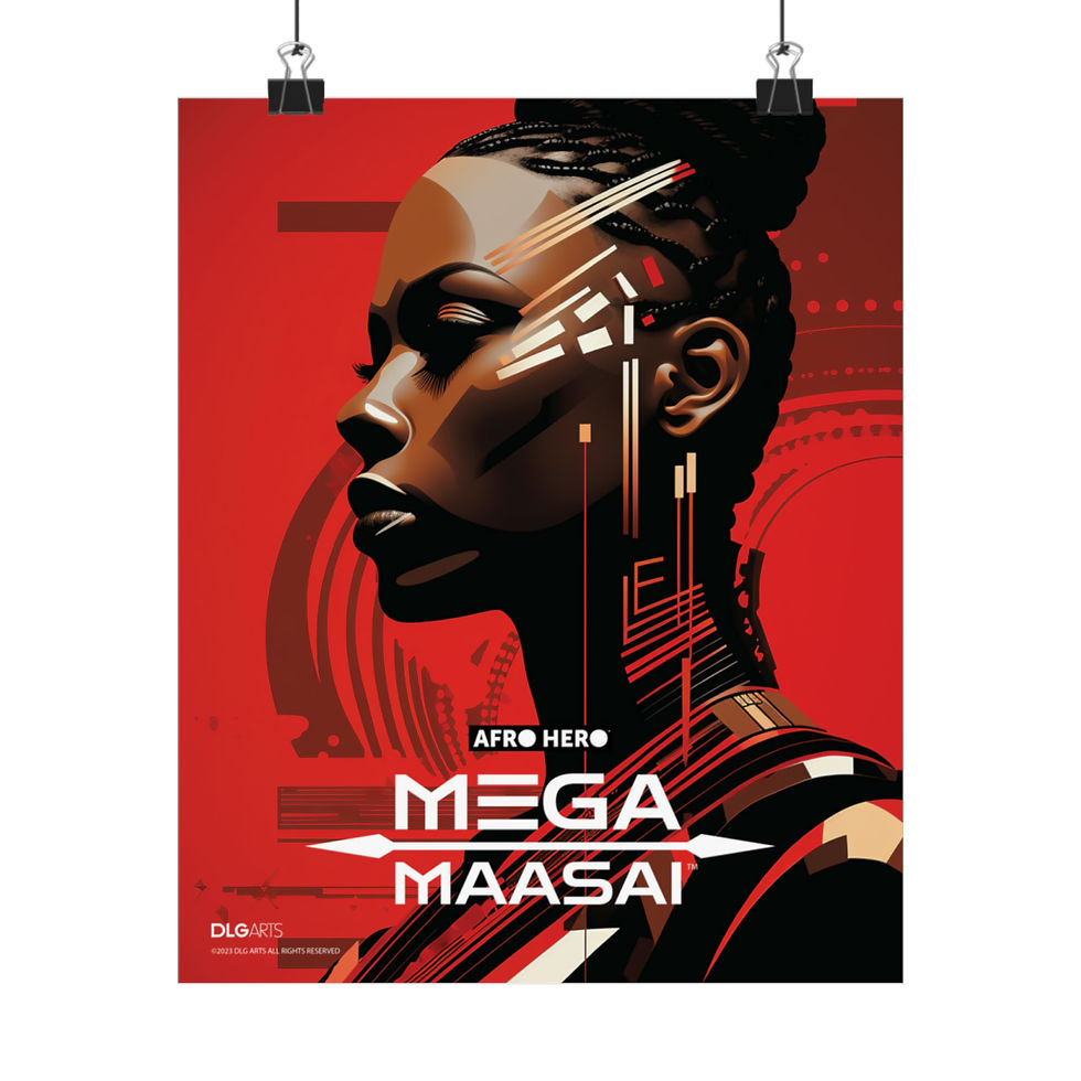 Thumbnail: Mega Maasai Warrior Series -Poster