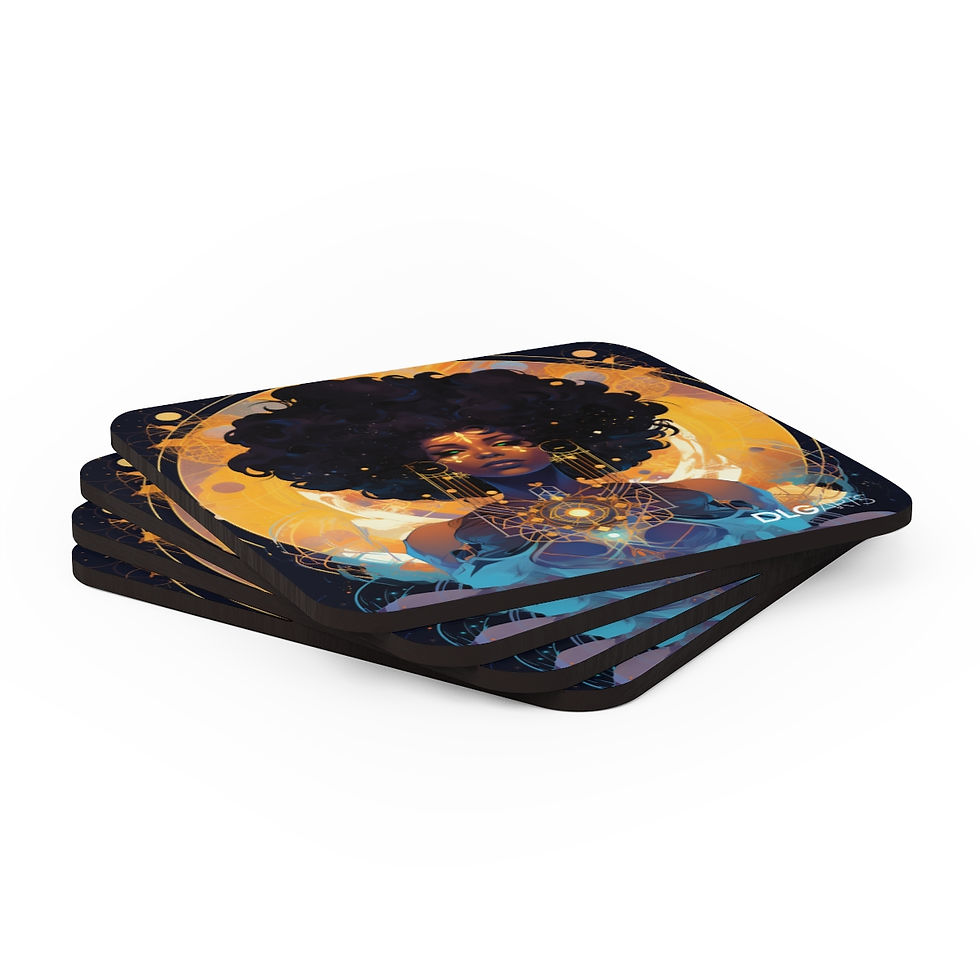 Thumbnail: Nyota  -Celestial Series Coaster Set