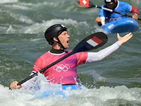 Boris Neveu manque de peu la finale du Kayak Cross...
