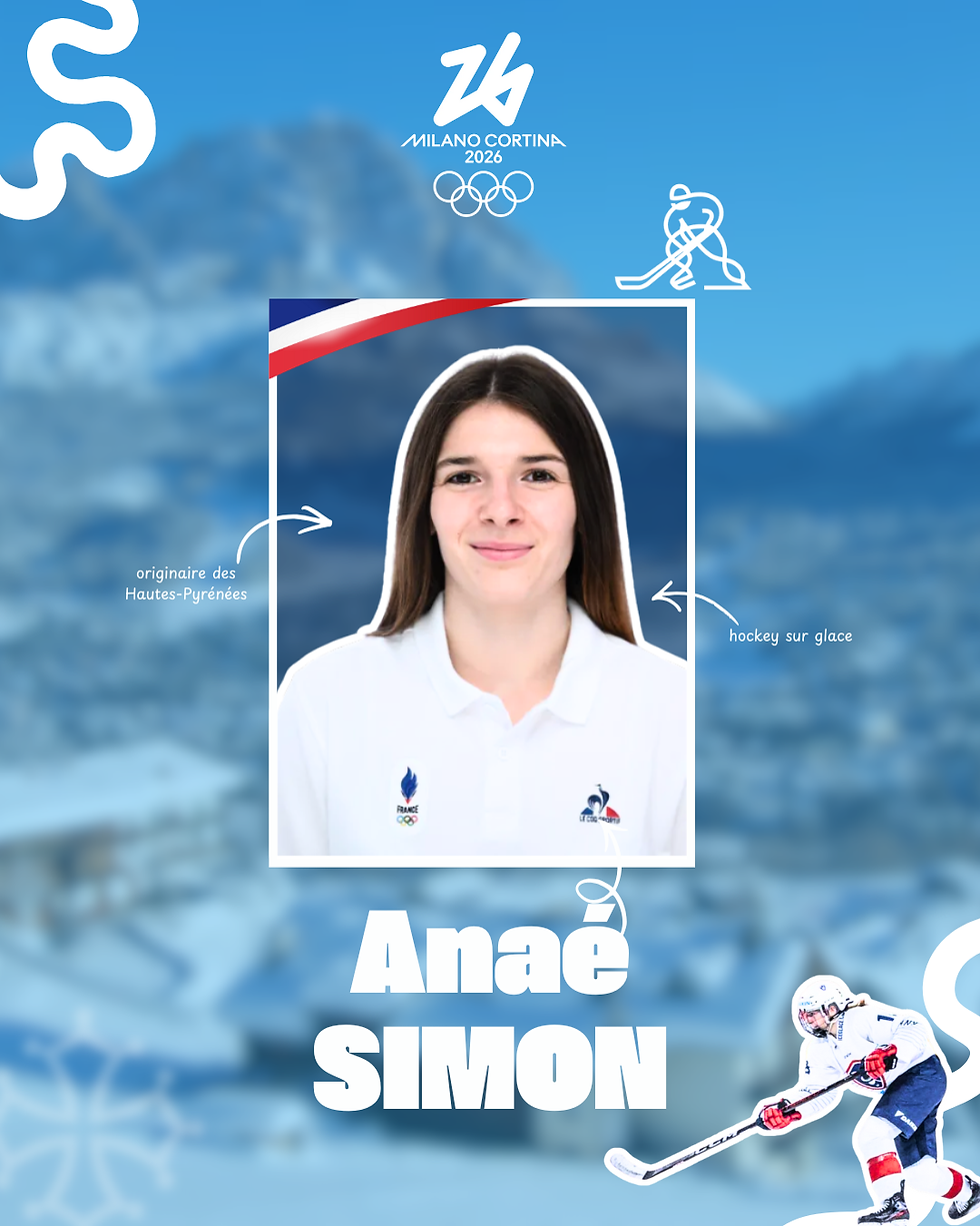 Anaé SIMON également à Milan-Cortina !