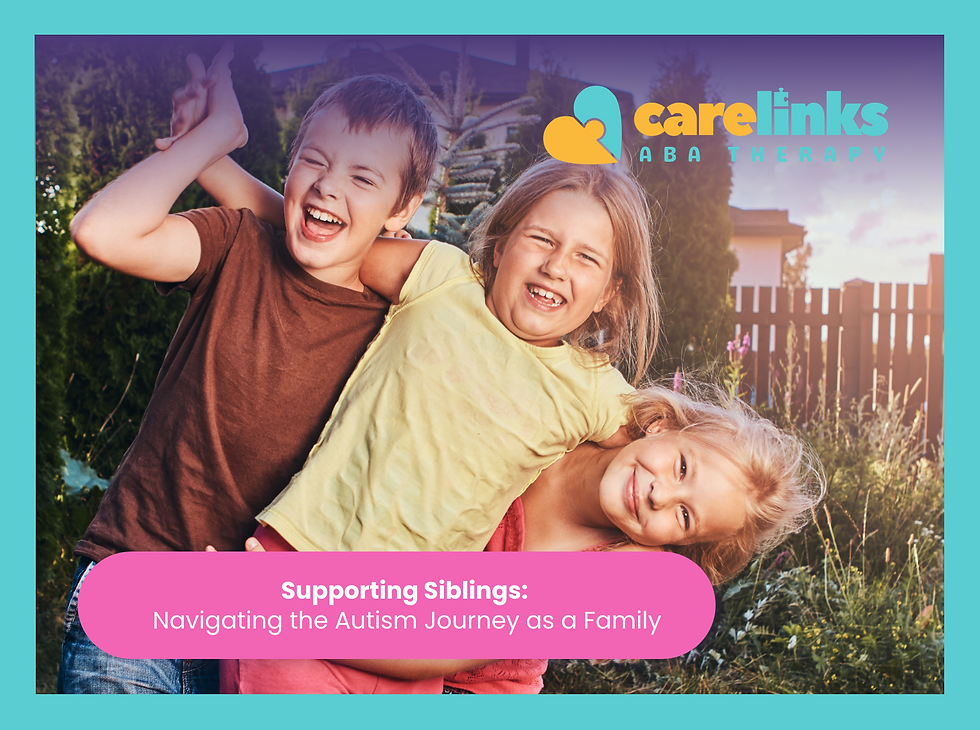 Supporting Siblings: Navigating the Autism Journey as a Family