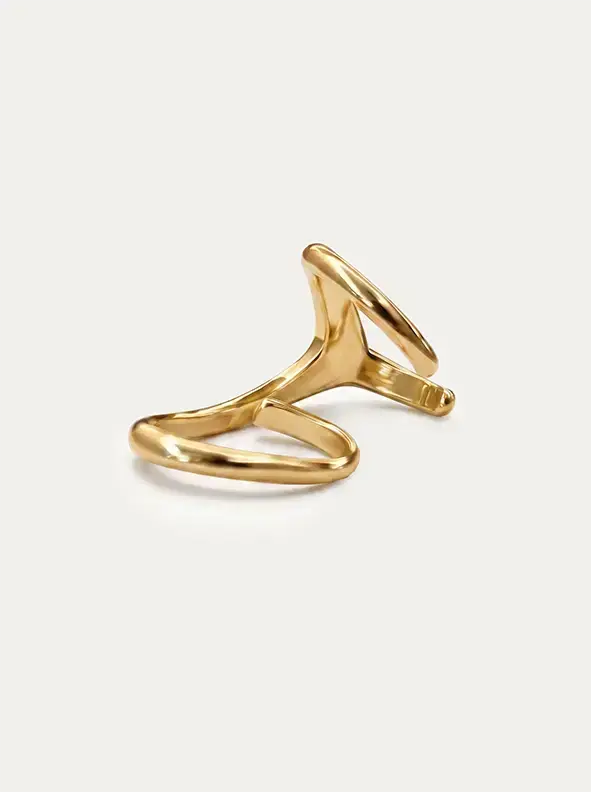 Drift Ring waterproof anti-tarnish 24k gold ring, June Gold Forming™