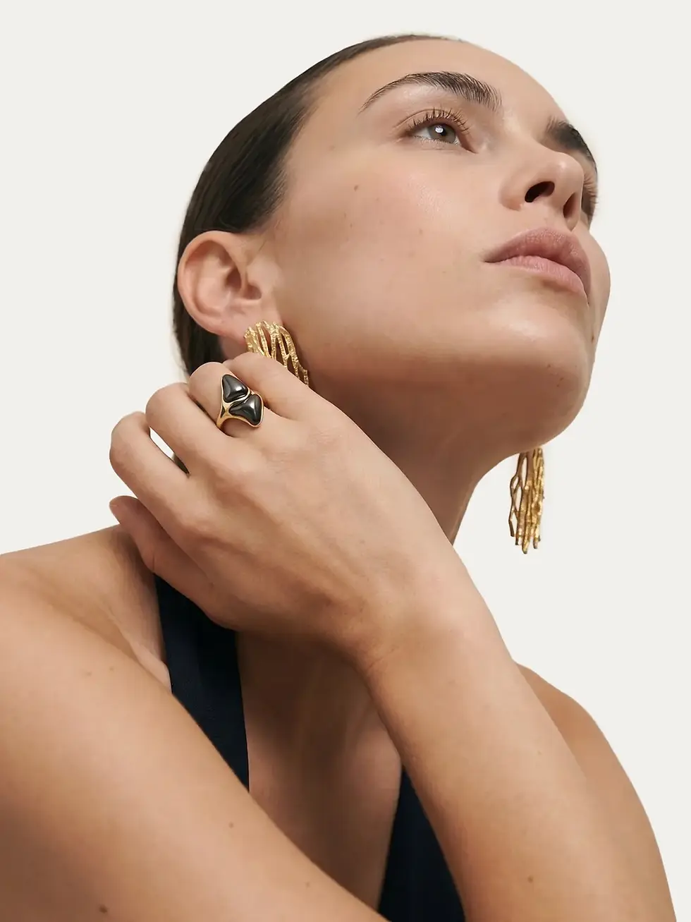 The Alchemist Ring – 24k gold on 925 sterling silver ring, June Gold Forming™