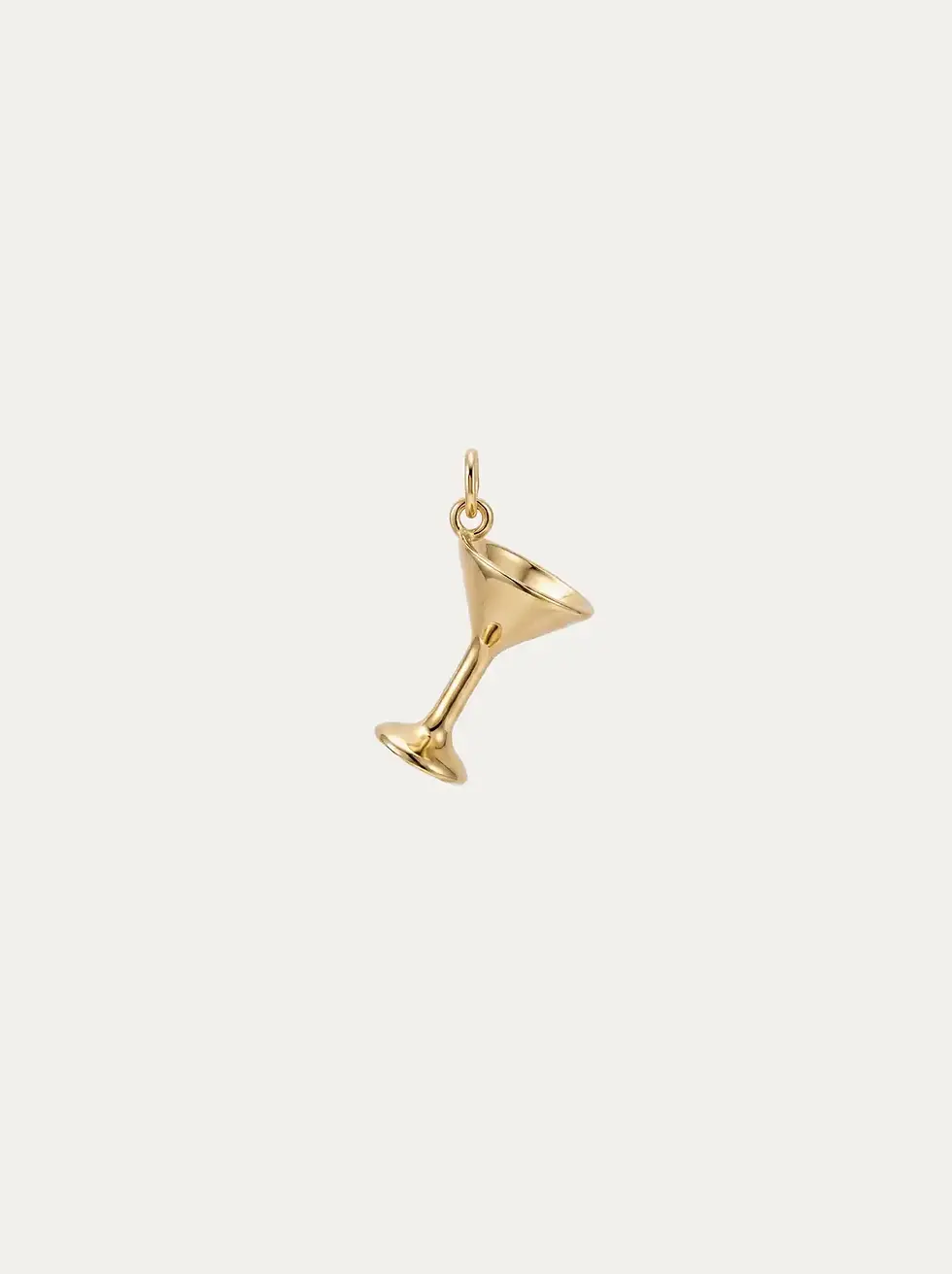 Anti-tarnish 24k gold charm, Dirty Martini Charm — June Gold Forming™