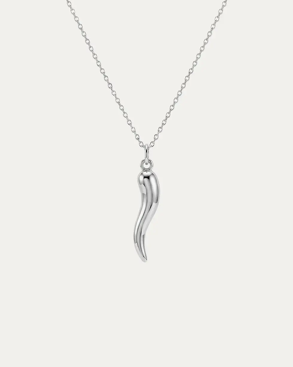 Thumbnail: Anti-tarnish white gold charm, Spice girls - Chilli Charm — June Gold Forming™