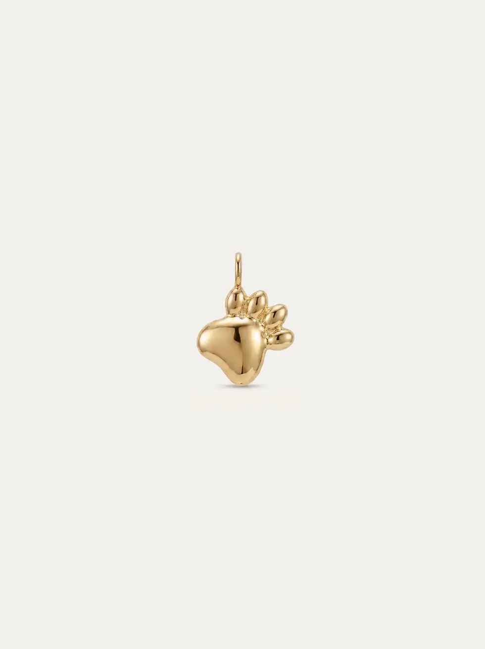 Anti-tarnish 24k gold charm, Paws Charm — June Gold Forming™