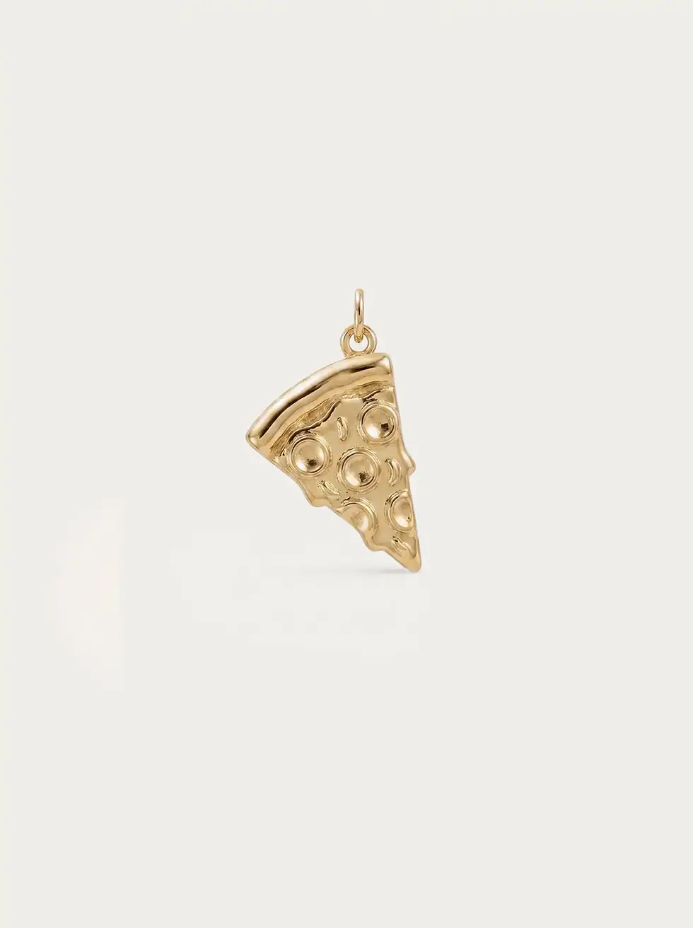 Anti-tarnish 24k gold charm, Late Night Slice Charm — June Gold Forming™