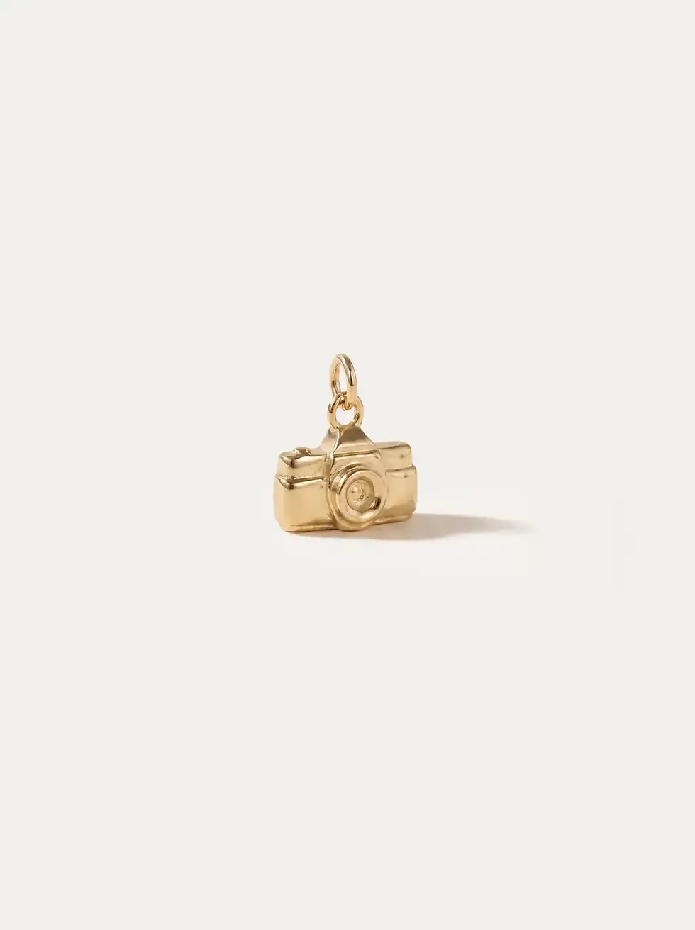 Anti-tarnish 24k gold charm, Viewfinder - Camera charm — June Gold Forming™
