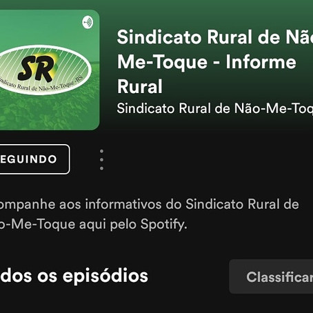 Novidade SR: Informe Rural no Spotify!