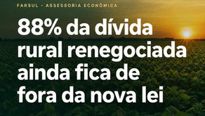 MP 1.376/2026 resolve a dívida rural? Estudo da Farsul aponta que não