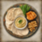 Hummus and Pita Platter