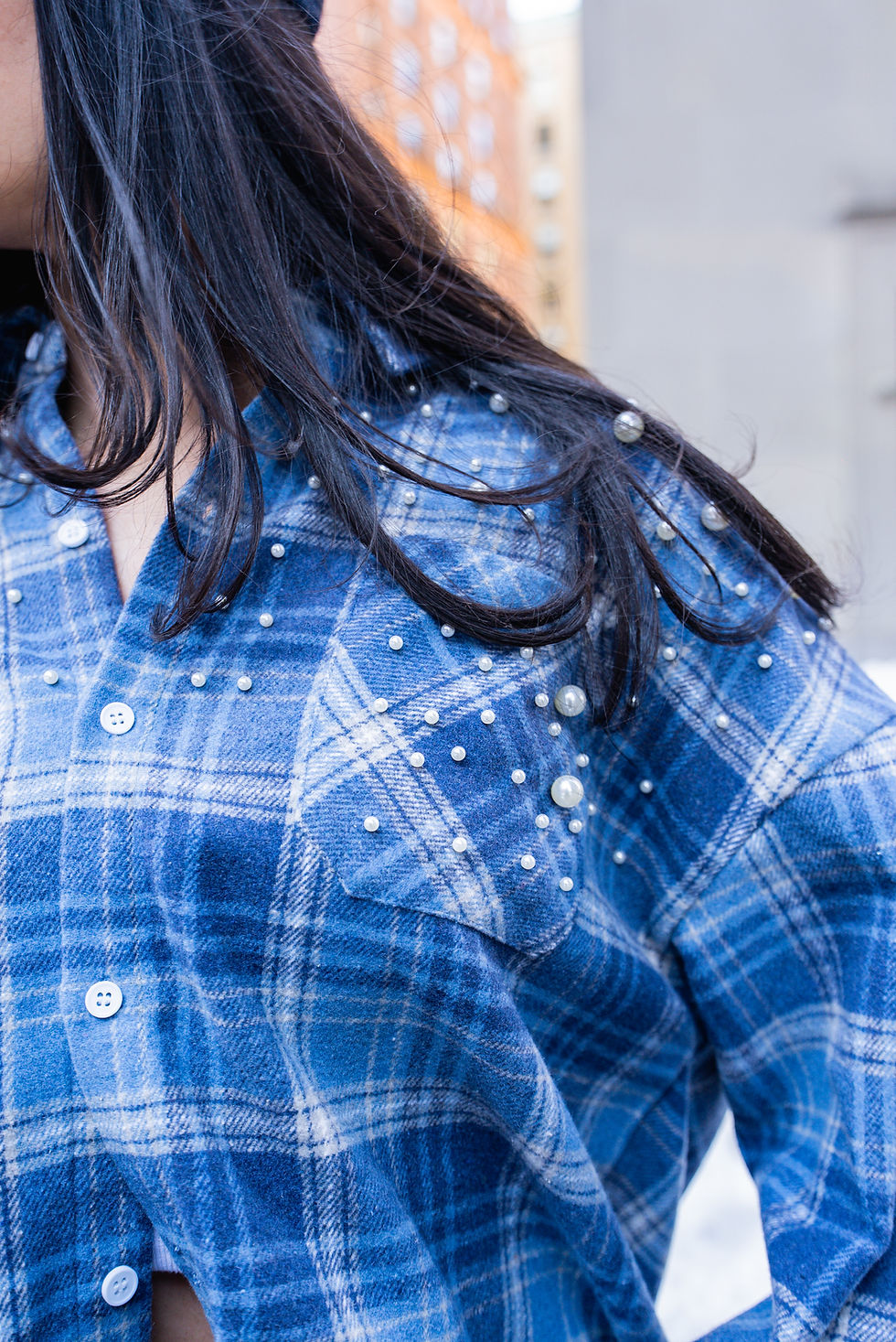 Thumbnail: PEARL VISION BLUE WOVEN SHIRT