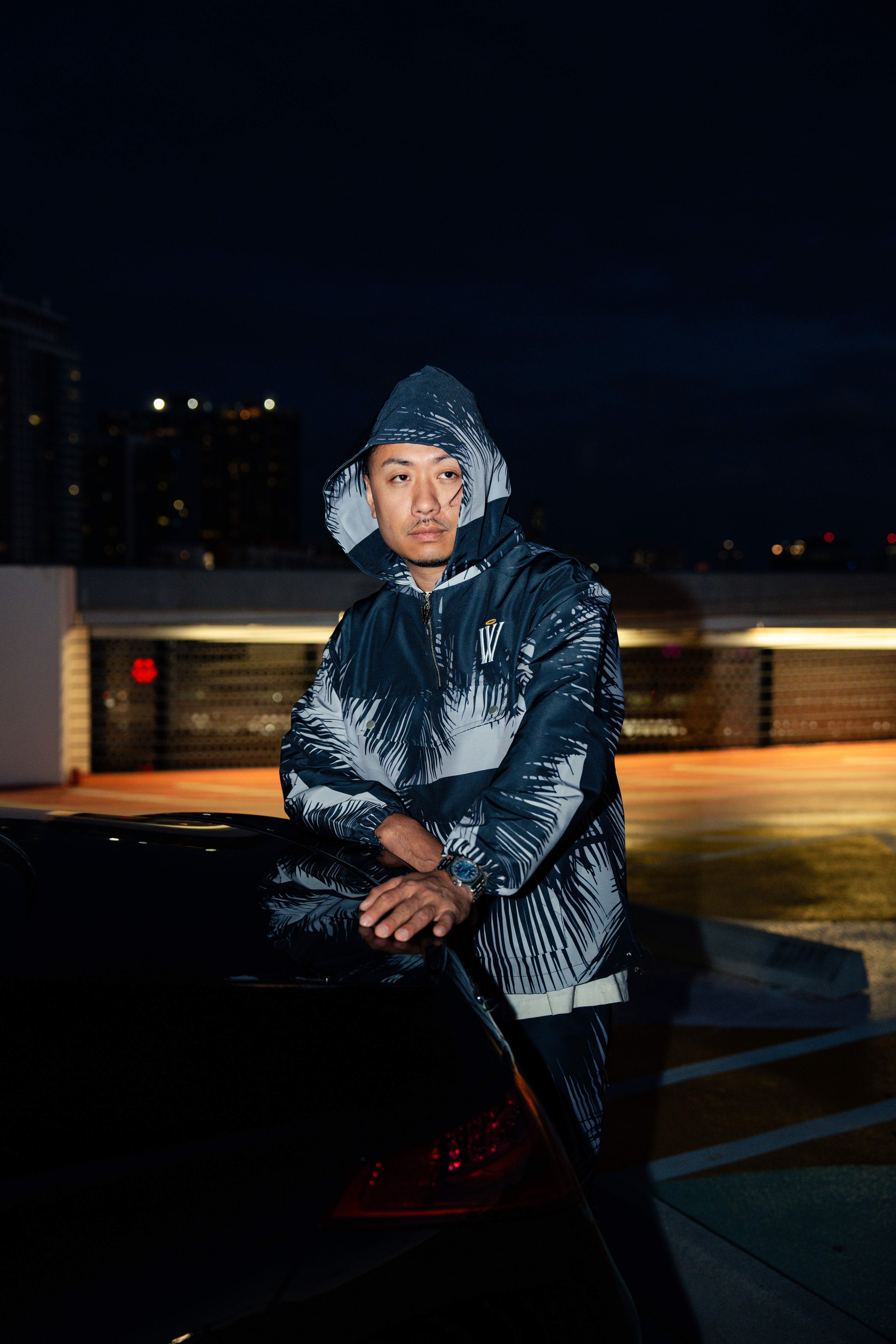 La Palmas (Black) Windbreaker Jacket