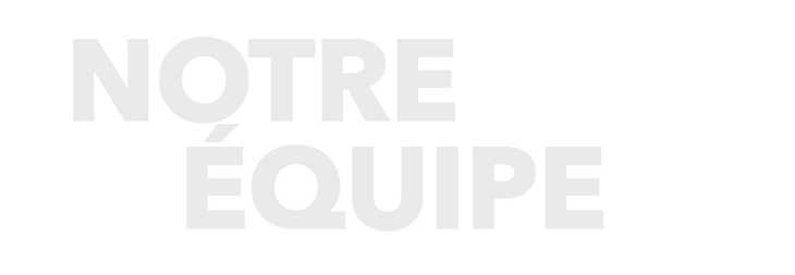 Titre "Notre équipe"