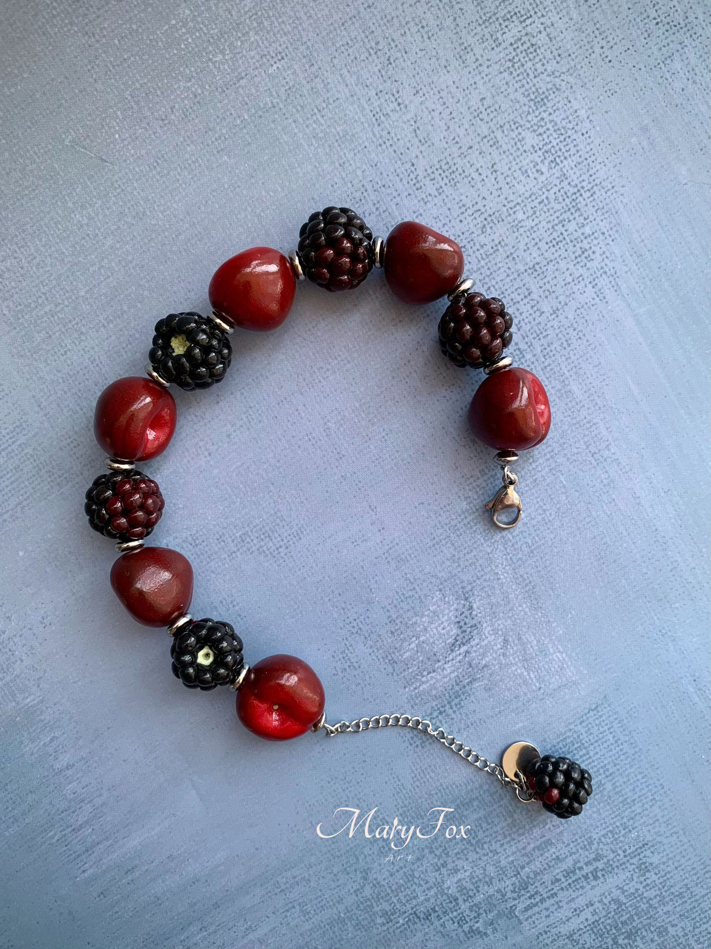 Blackberry & Cherry Bracelet 