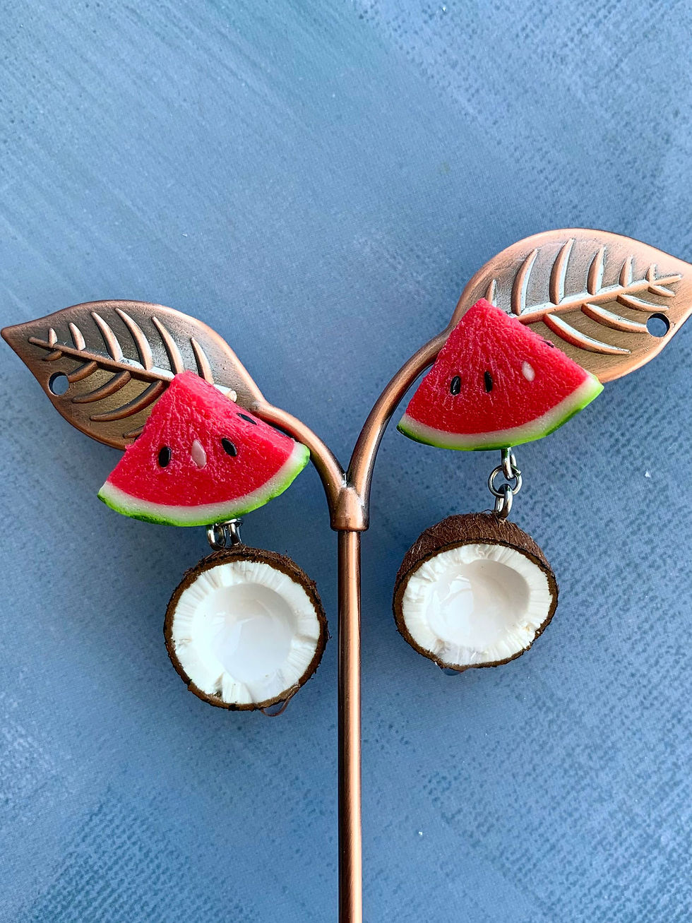 Thumbnail: Watermelon & Coconut Earrings 