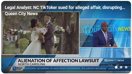NC TikToker sued for alleged affair, disrupting marriage