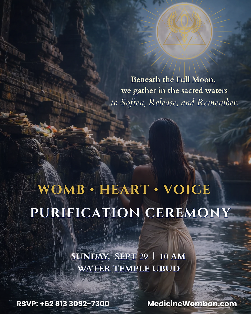Womb • Heart & Voice Purification Ceremony