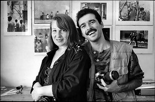 portrait Battaglia - Zecchin, 1978. Courtesy Galerie Berthet Aittouarès