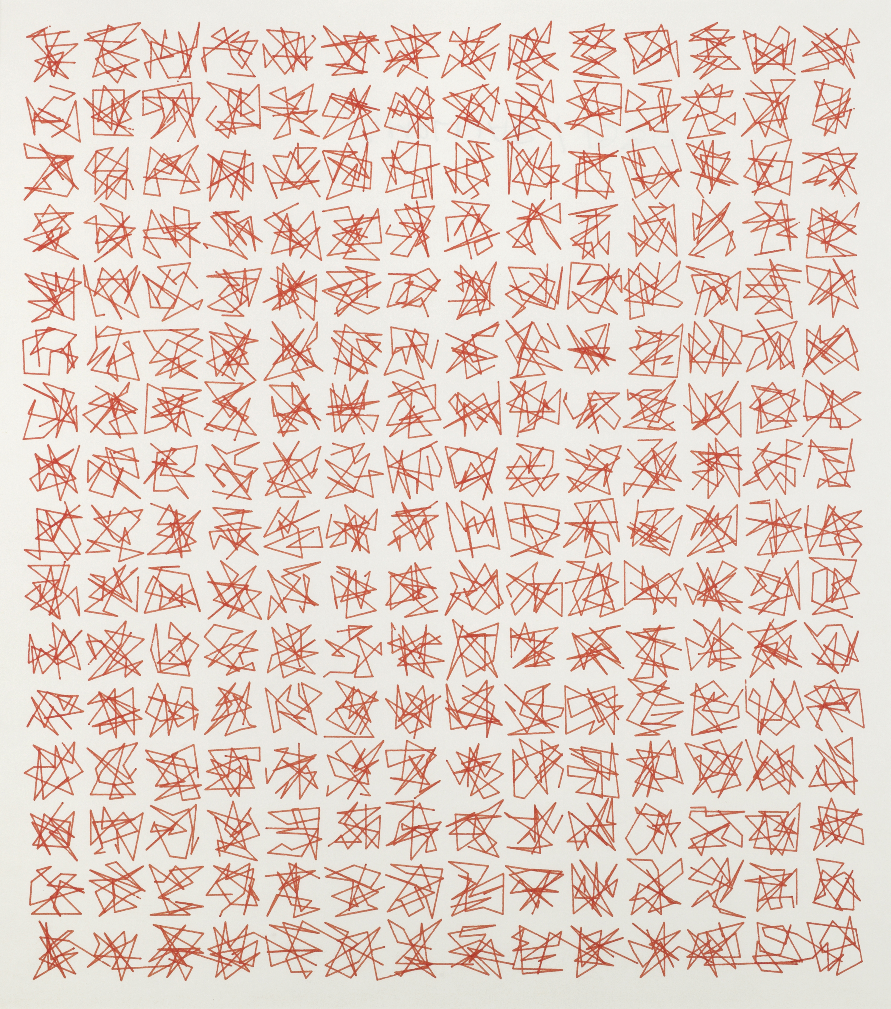 Vera Molnar, Hommage à Dürer, 1990, 1-1,