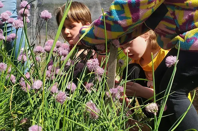 Farm & Forest Caregiver/Child Classes: First day of session 1!