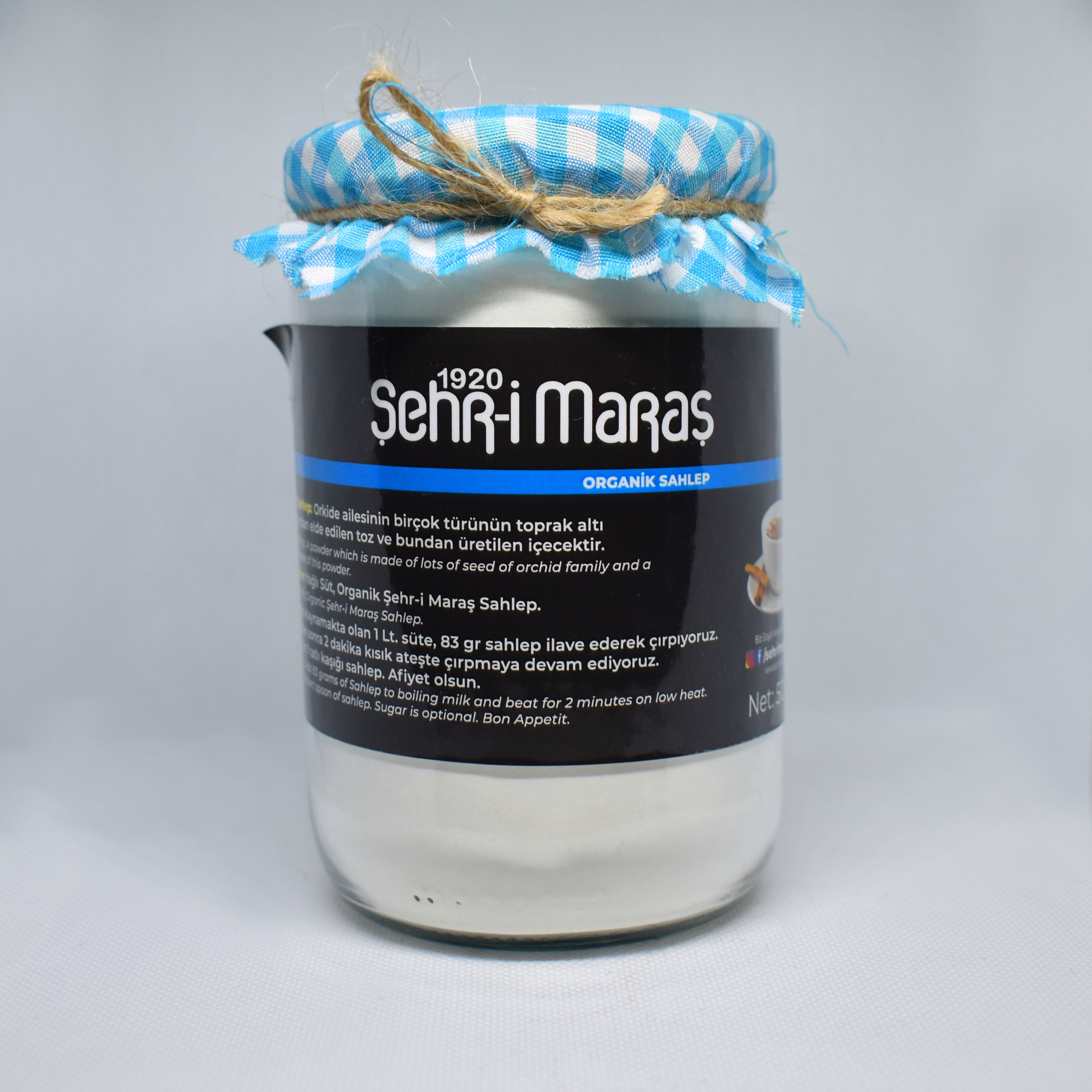 Organik Toz Sahlep - 500 Gr