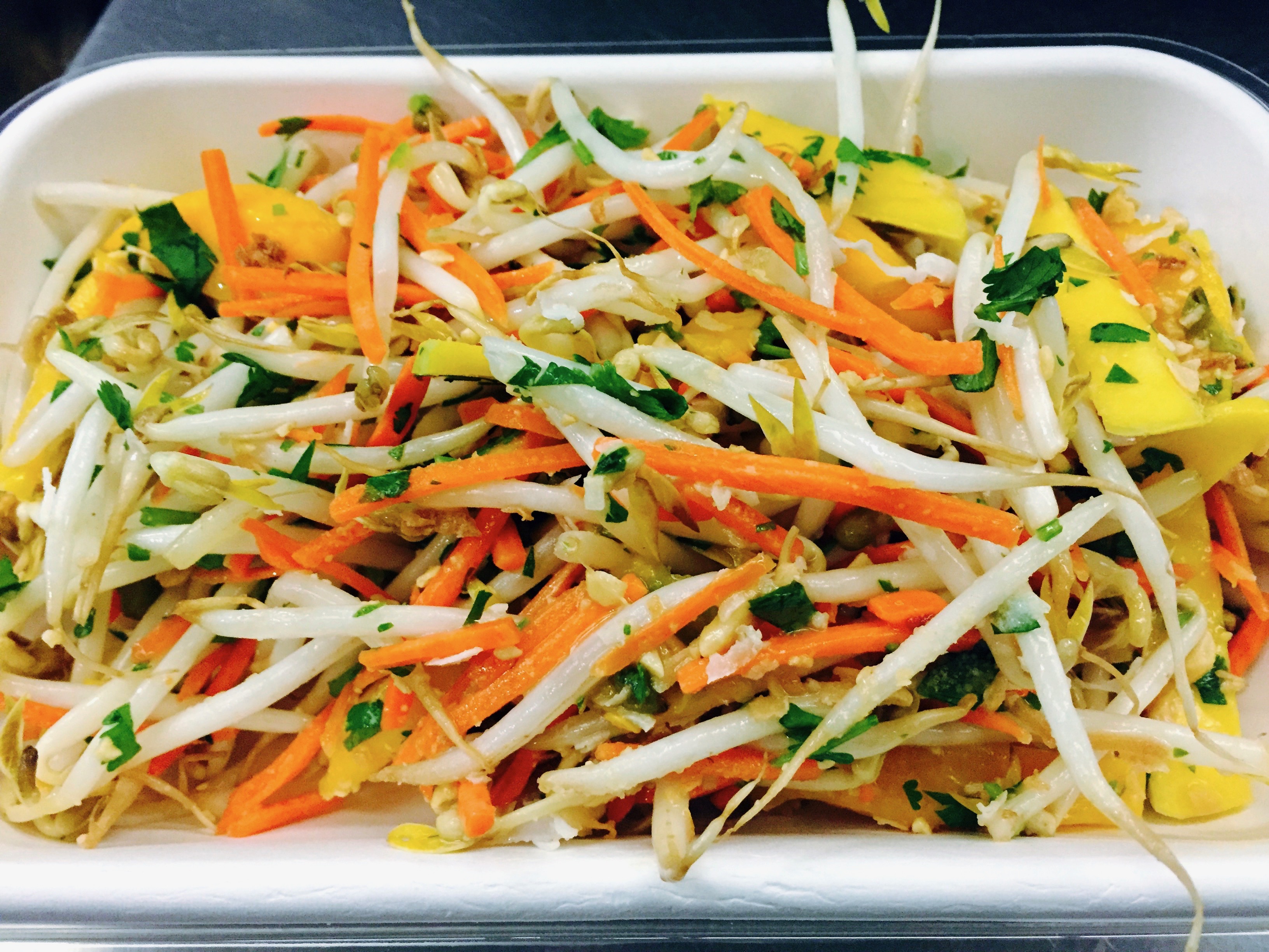 Thai Mango, Carrot & Sprout Salad