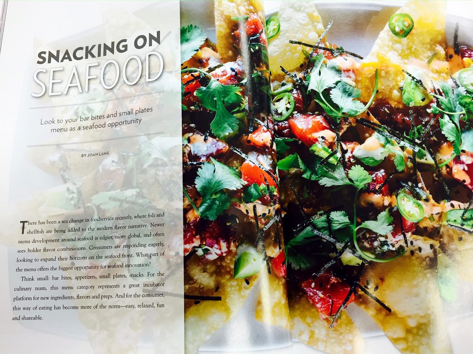 Snacking on Seafood article