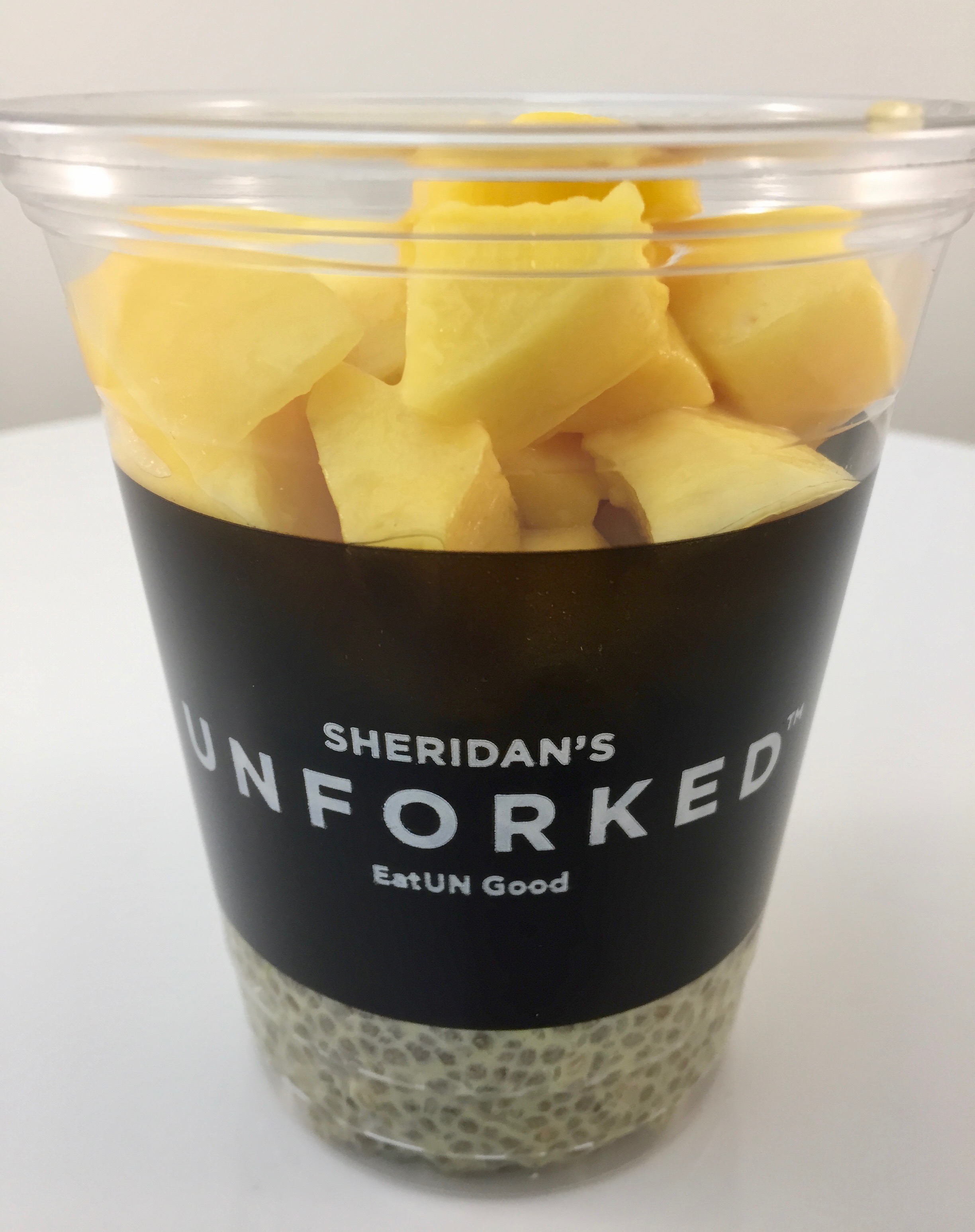 Matcha Chia Pudding w_Mangoes