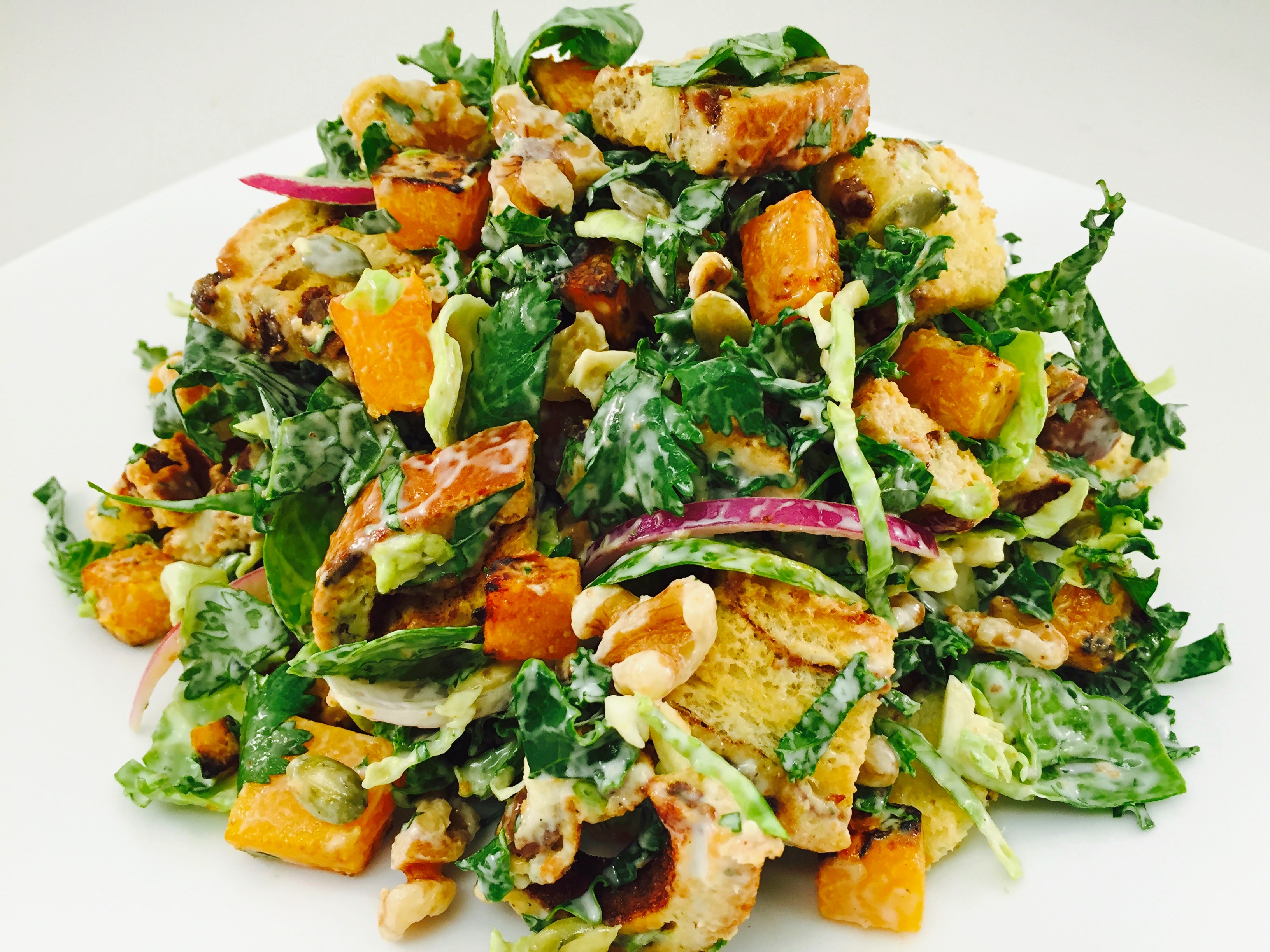 Autumn Panzanella Salad