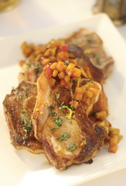 Pork Chop & 5-Spice Apples