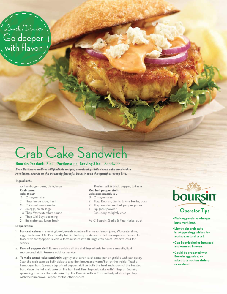 Crab Cake Sandwich