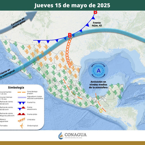  Sonora en alerta por calor extremo (35–40 °C) y rachas de viento de hasta 60 km/h 