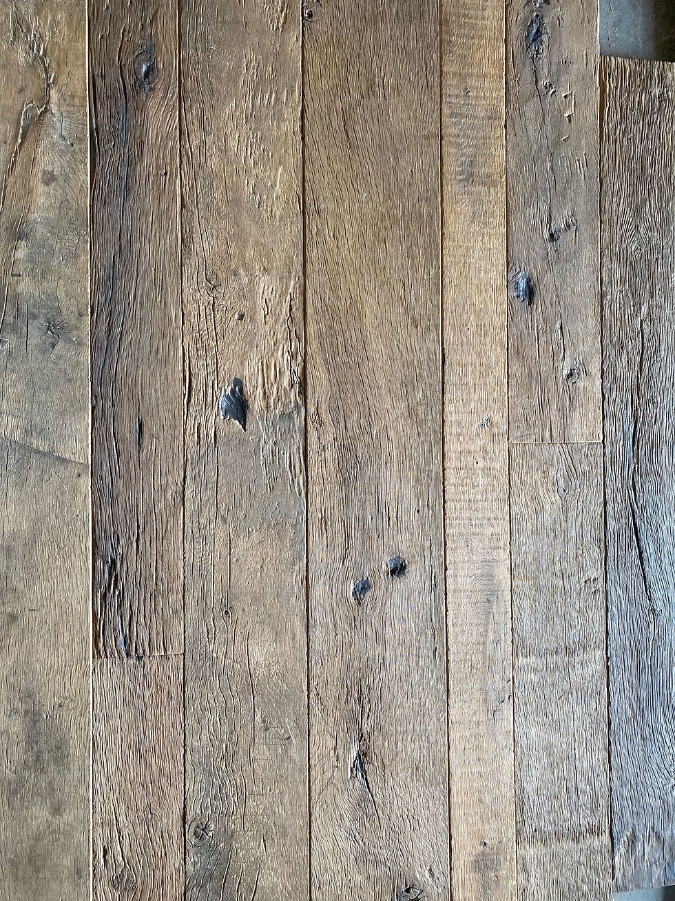 Thumbnail: Reclaimed oak flooring planks