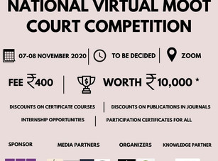 Parampara's Virtual Moot Court Competition: Register Now!!!