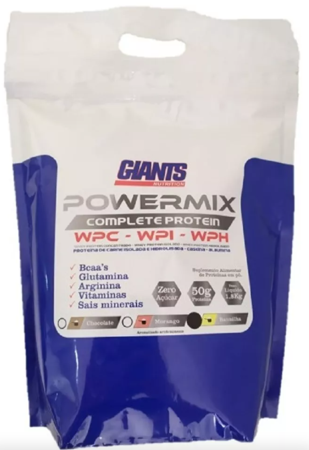 Power mix Giants 1, 8g sabor kookies.