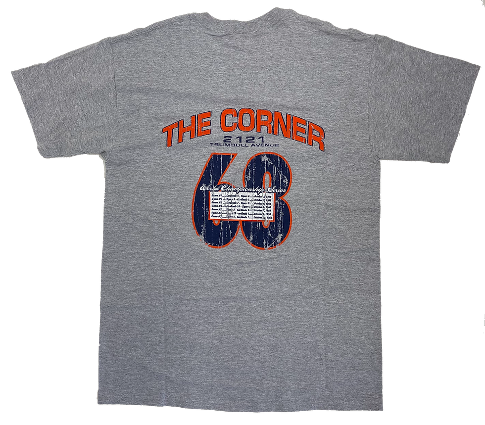 Detroit Tigers "Great in '68" T-Shirt Back