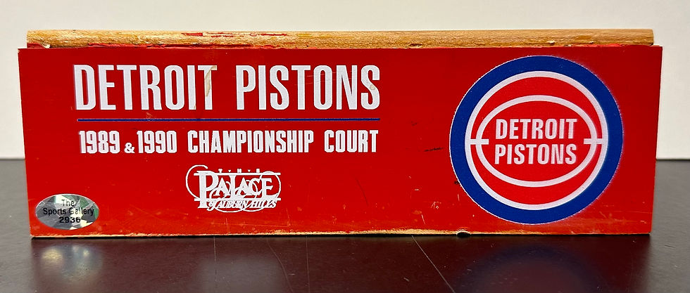 Thumbnail: Detroit Pistons Authentic Floor Piece