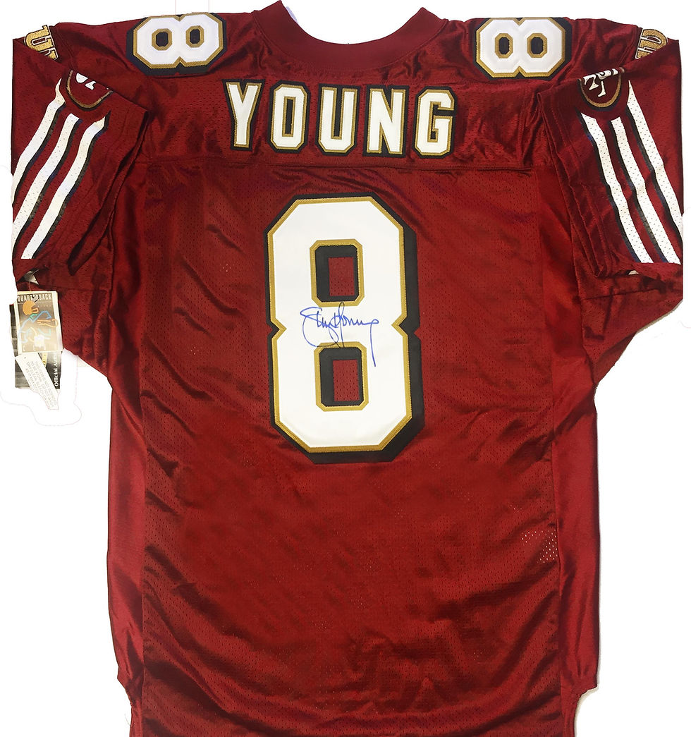 Steve Young Signed 49ers Jersey