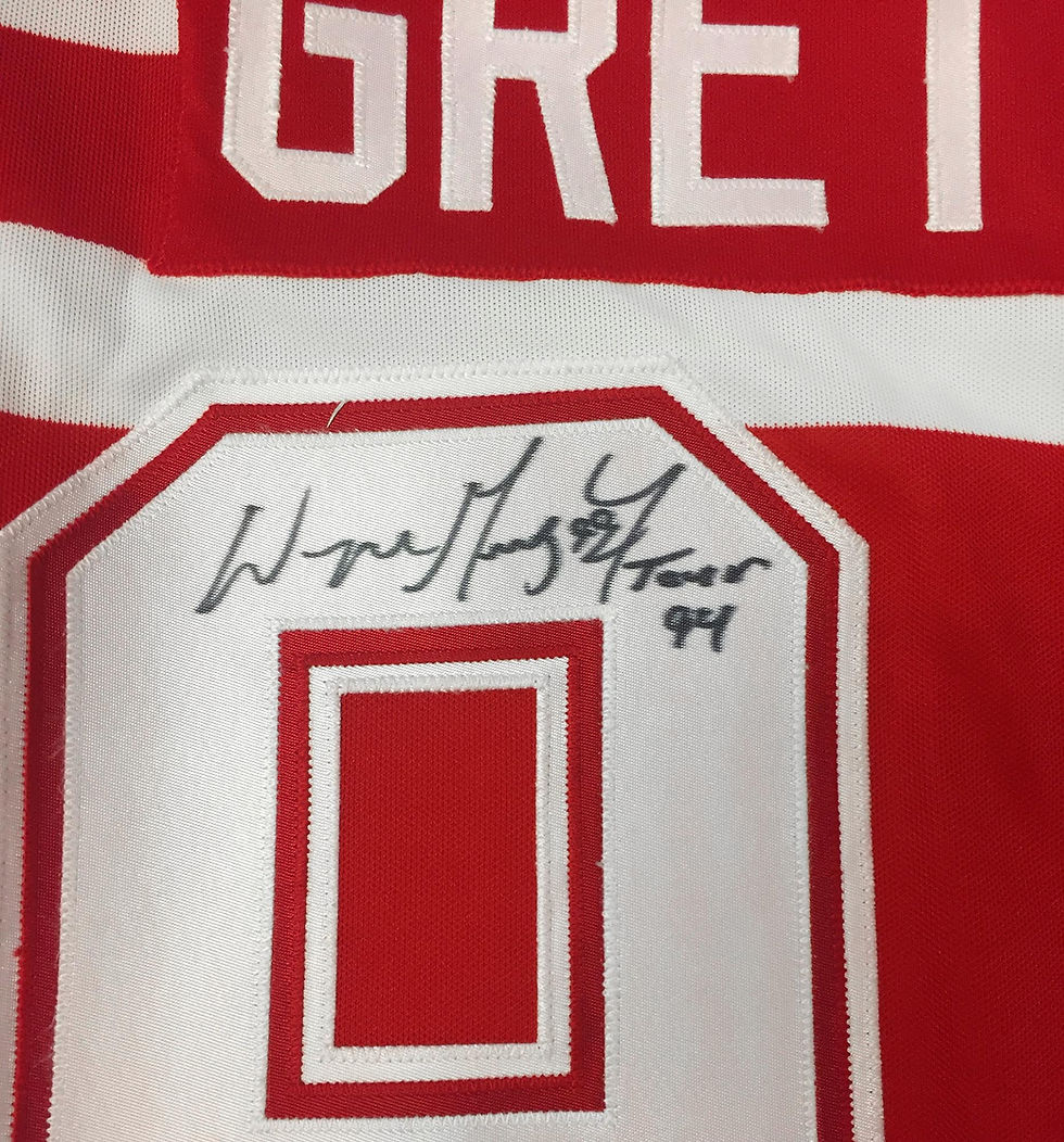 Thumbnail: Wayne Gretzky Signed Ninety-Niners Jersey