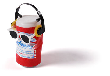 Dancing Can Toy Customized Budweiser Japan Haroshi Campaign