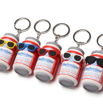 Budweiser x Haroshi PVC Keychain