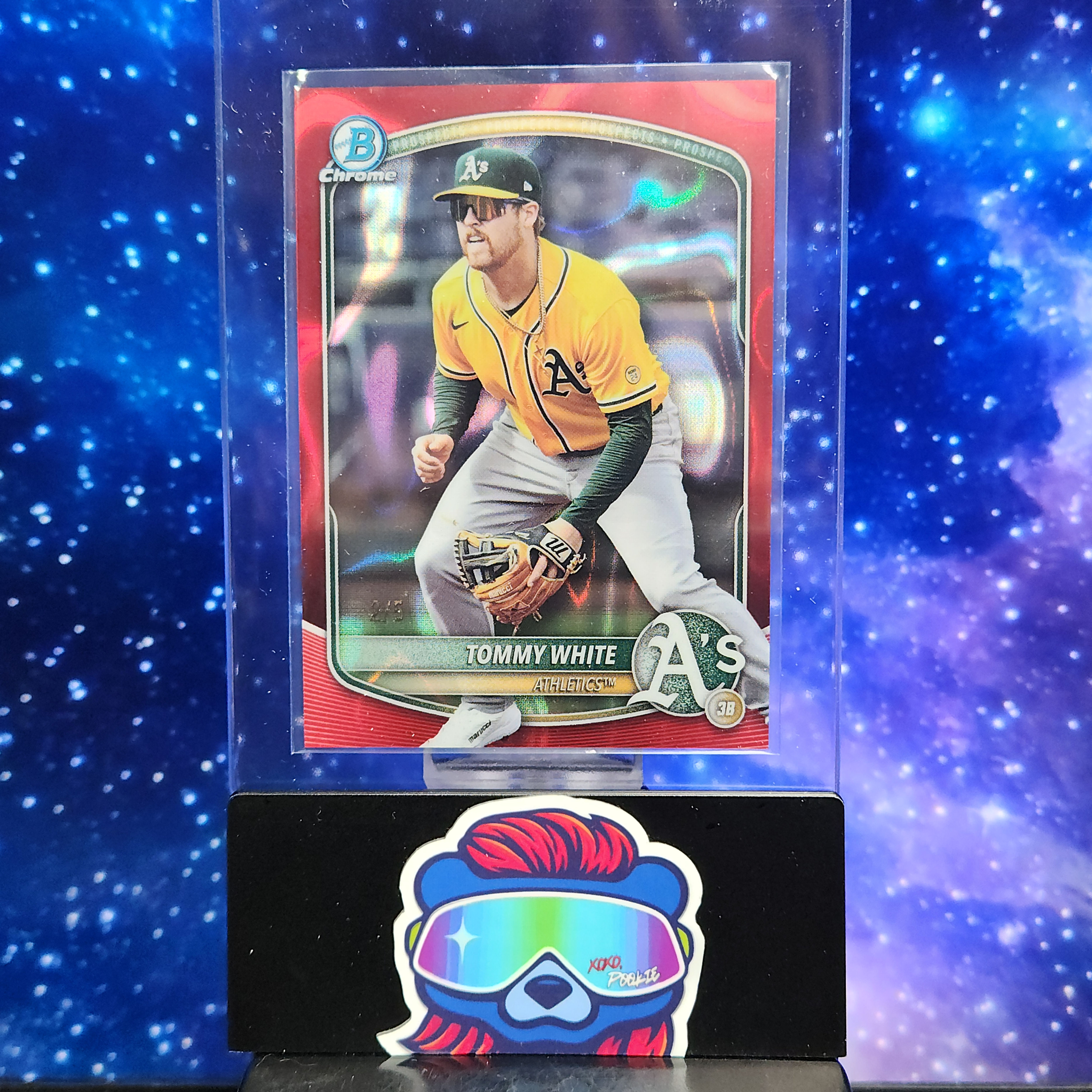 Tommy White - 2025 Bowman Draft Red Lava Refractor /5