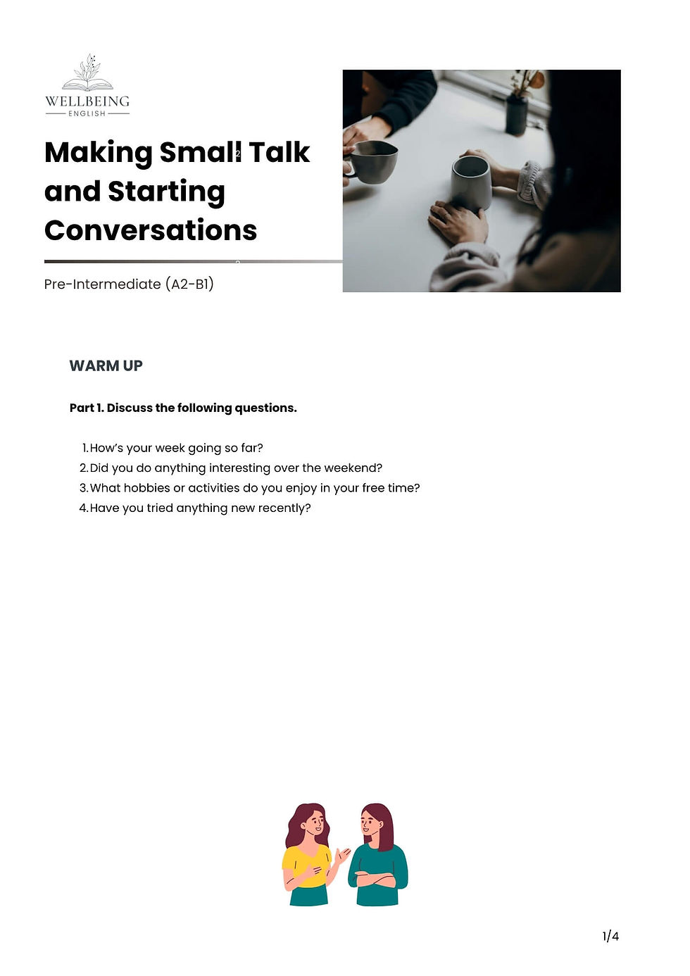 small talk ESL lesson plan preview